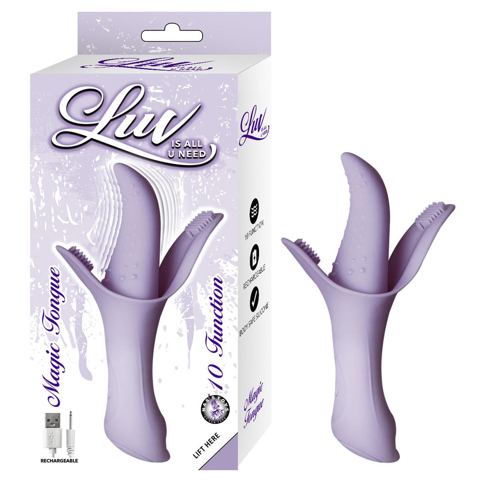 Luv Magic Tongue Lavender | 782631301229 | Discreet Personal Wellness