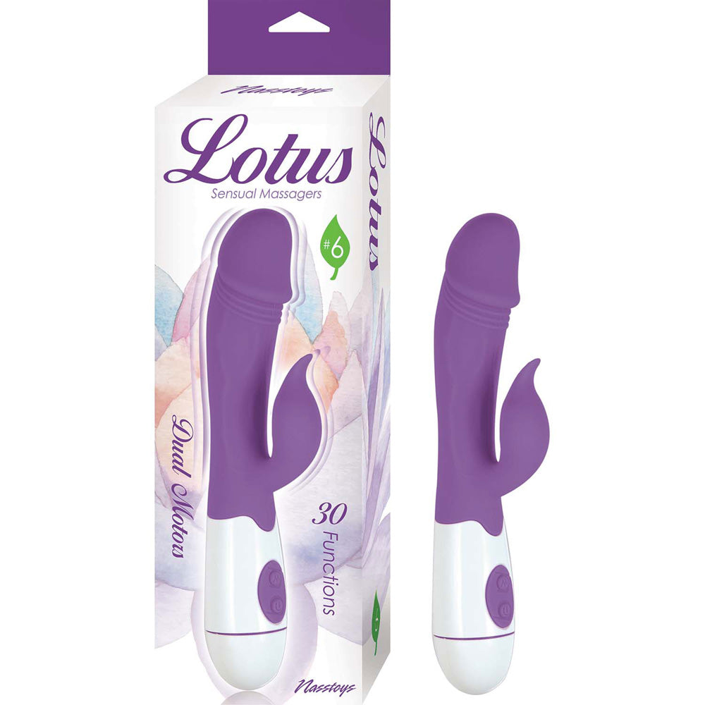 Lotus Sensual Massagers #6 Purple | 782631301922 | Discreet Personal Wellness