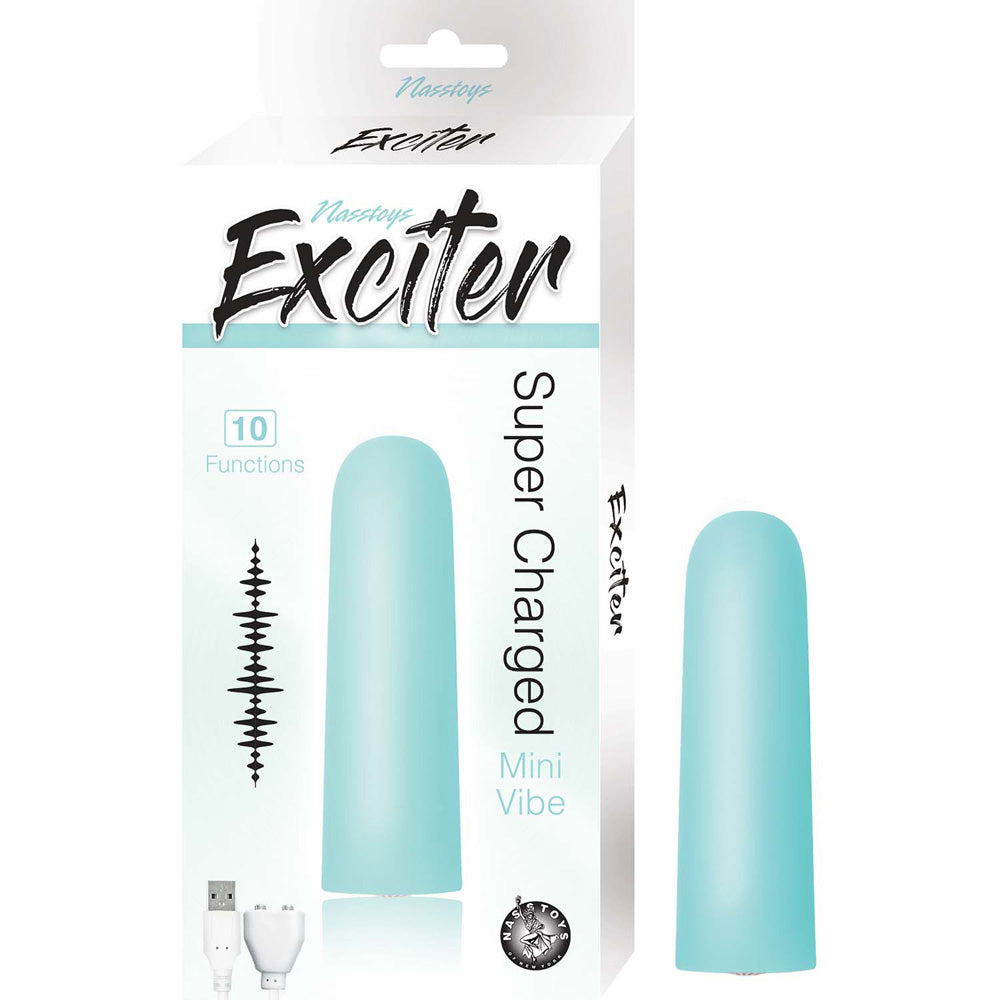 Exciter Mini Vibe Aqua | 782631303438 | Discreet Personal Wellness