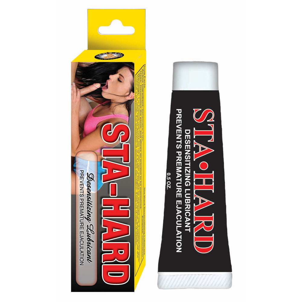 Sta Hard Desensitizing Lubricant .5 oz. | 782631308105 | Discreet Personal Wellness