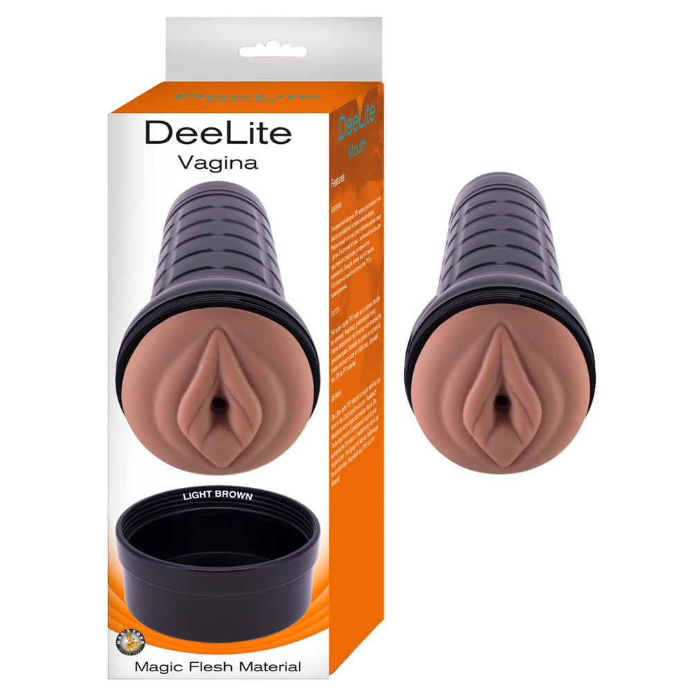 Dee Lite Vagina Light Brown | 782631308310 | Discreet Personal Wellness