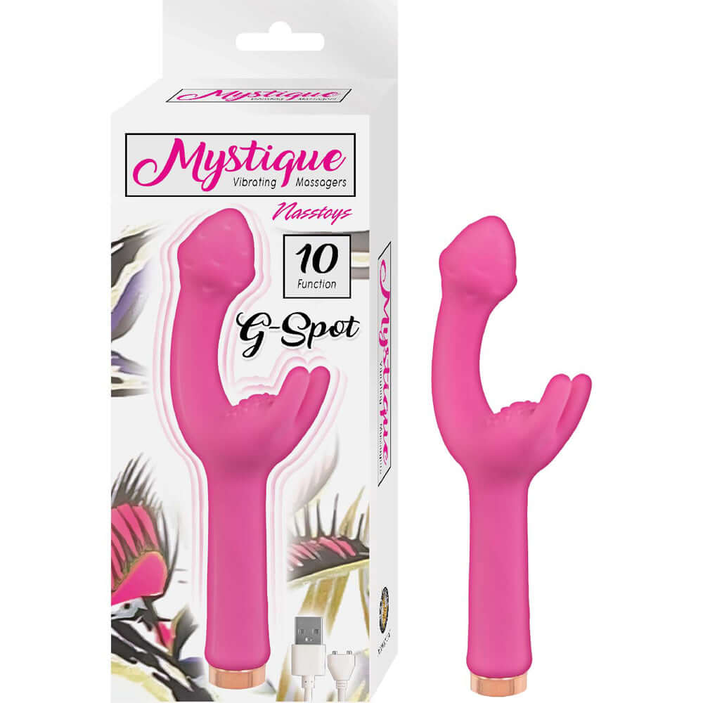 Mystique Vibrating Massagers G Spot Pink | 782631309911 | Discreet Personal Wellness