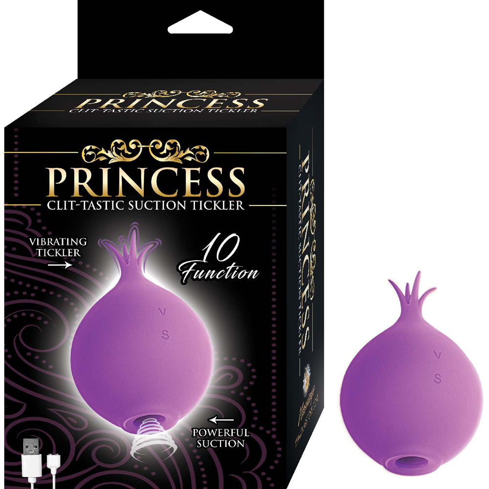 Princess Clitoris-Tastic Suction Tickler Lavender | 782631312423 | Discreet Personal Wellness