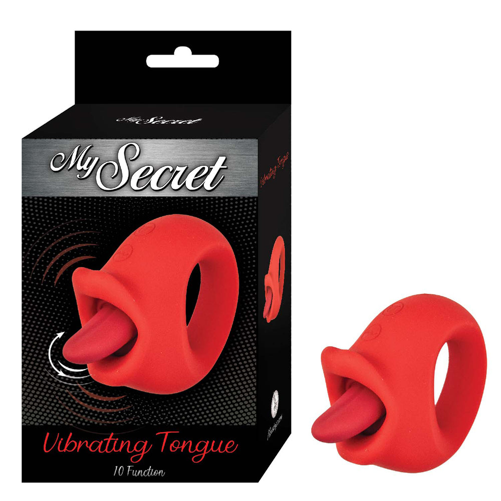 My Secret Vibrating Tongue Red | 782631322521 | Discreet Personal Wellness