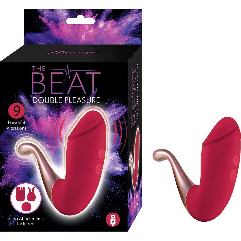 The Beat Double Pleasure Red | 782631323511 | Discreet Personal Wellness