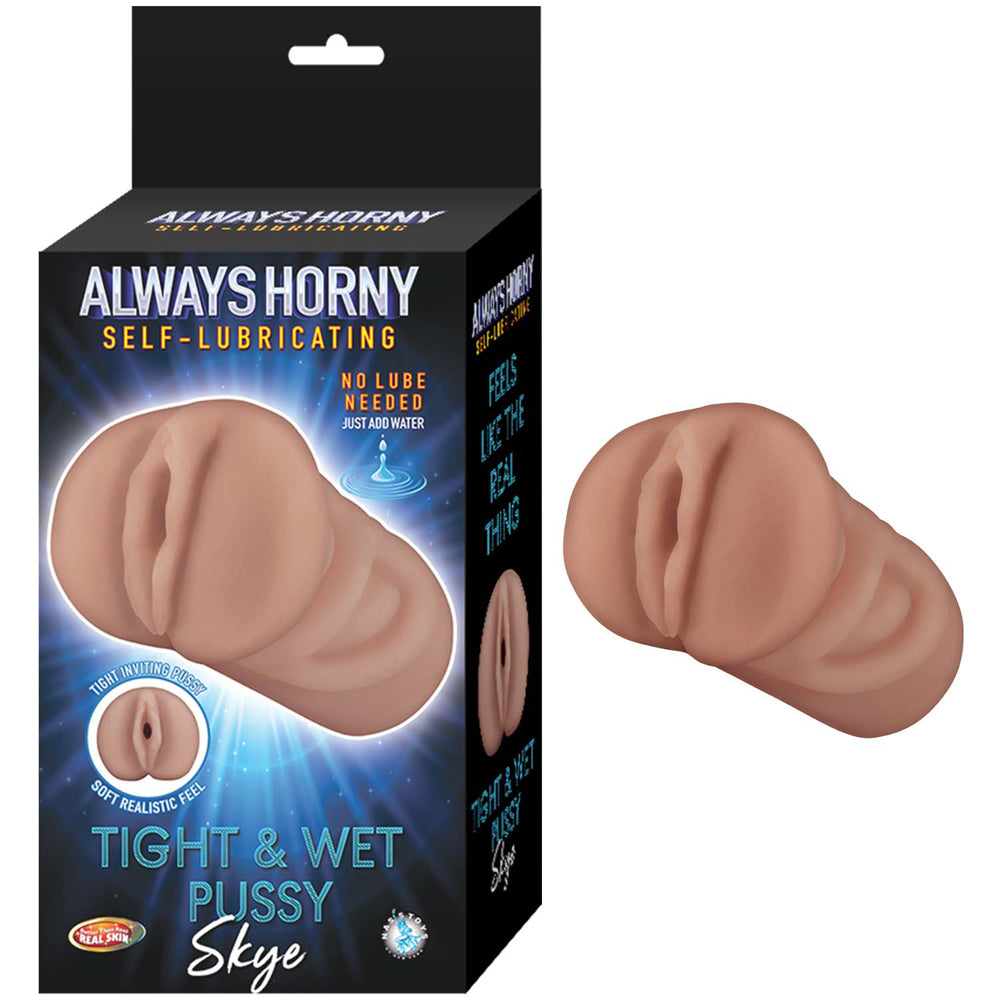 Always Horny Self-Lubricating Masturbator Skye Brown | 782631325225 | Discreet Personal Wellness