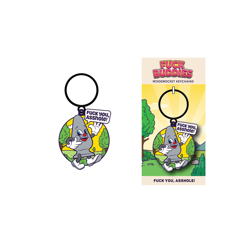 fun Buddies fun You Asshole Keychain | 785571087093 | Discreet Personal Wellness