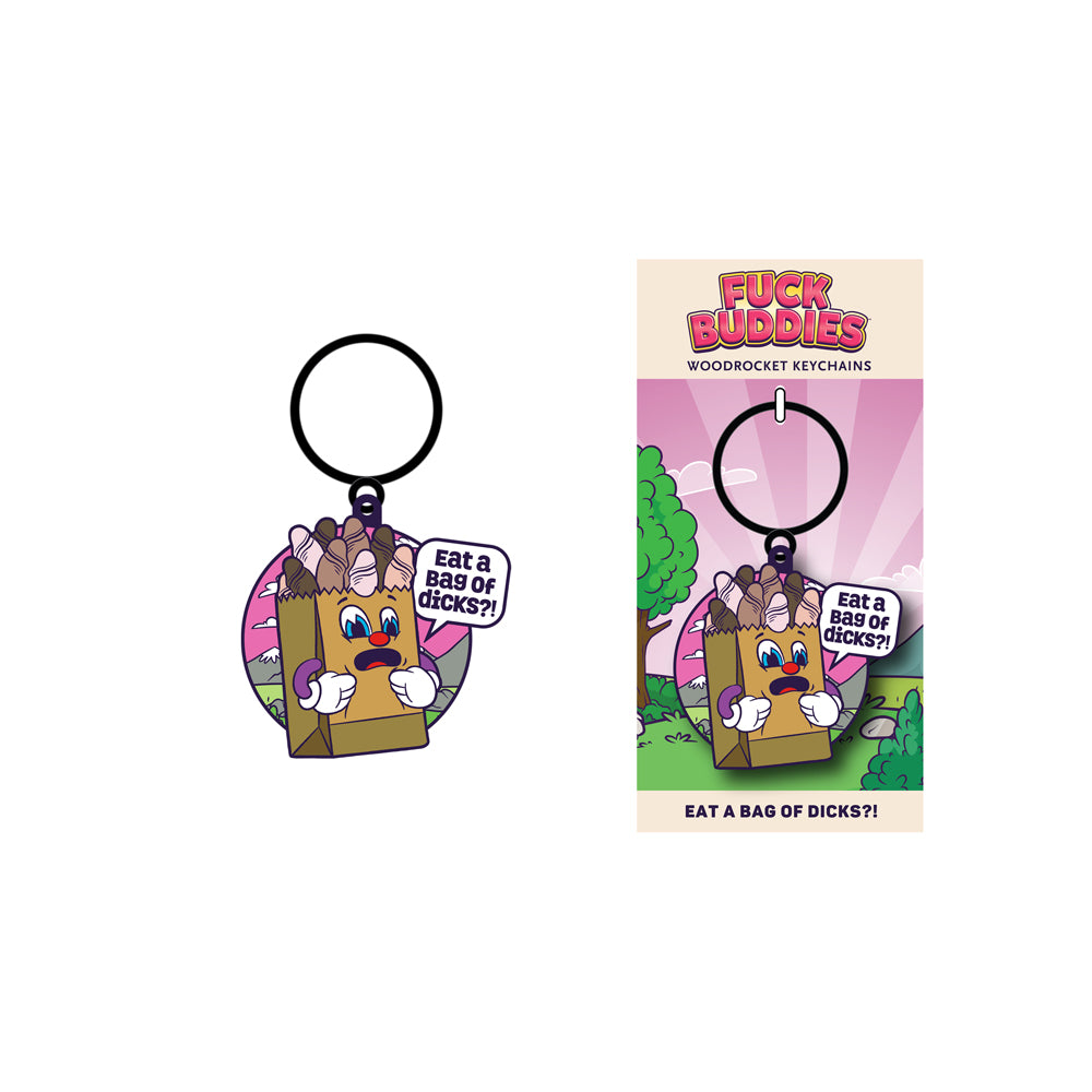 fun Buddies Bag Of Penis Keychain | 785571087116 | Discreet Personal Wellness