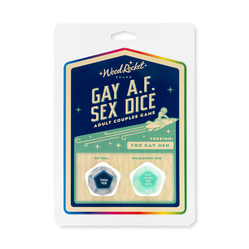 Gay Af Sex Dice Gay Men | 785571087536 | Discreet Personal Wellness