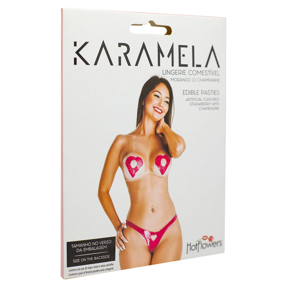 Edible Lingerie Karamela Strawberry Mix O/S | 7898911441516 | Discreet Personal Wellness