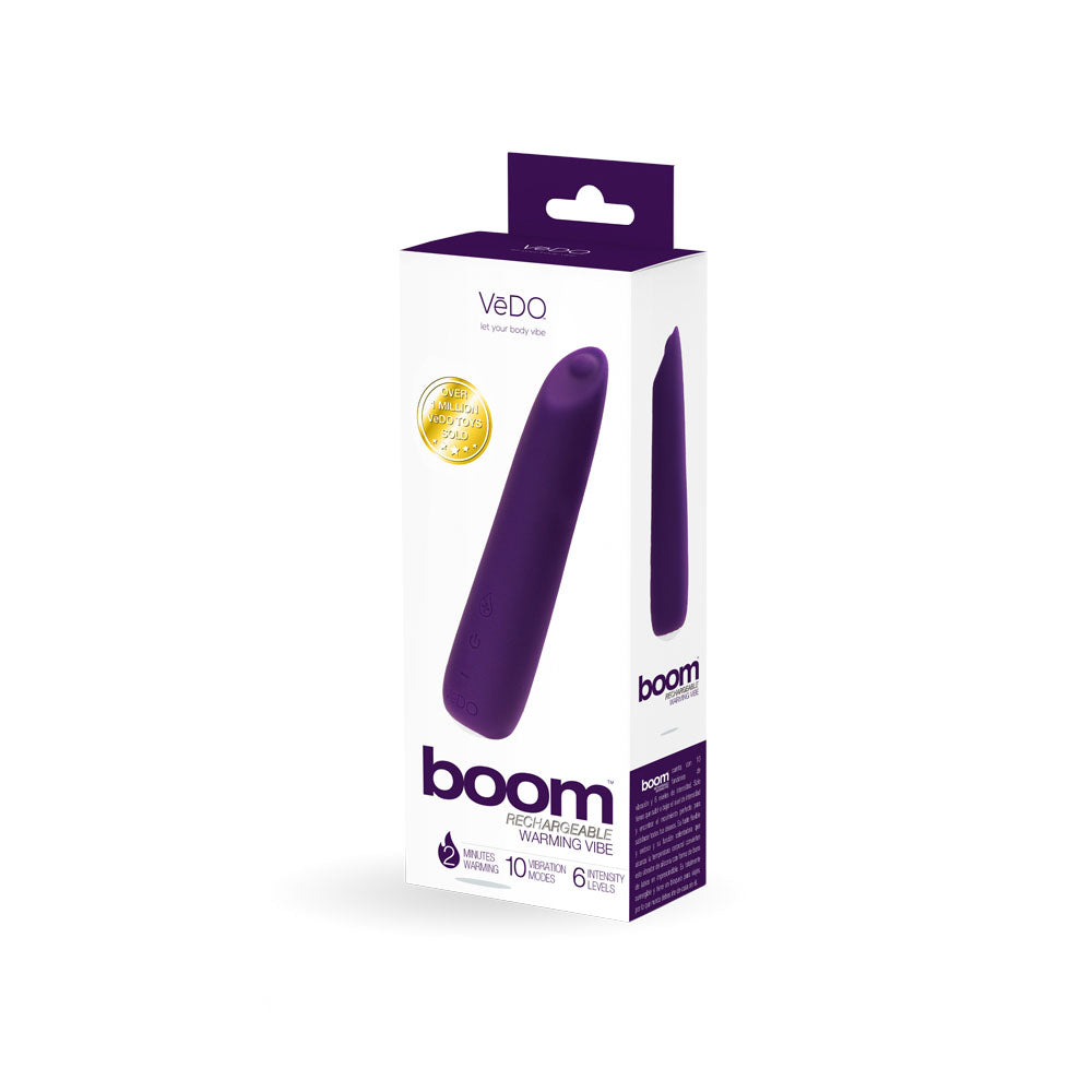 Boom Rechargeable Ultra Vibe Purple | 792816281598 | Discreet Personal Wellness