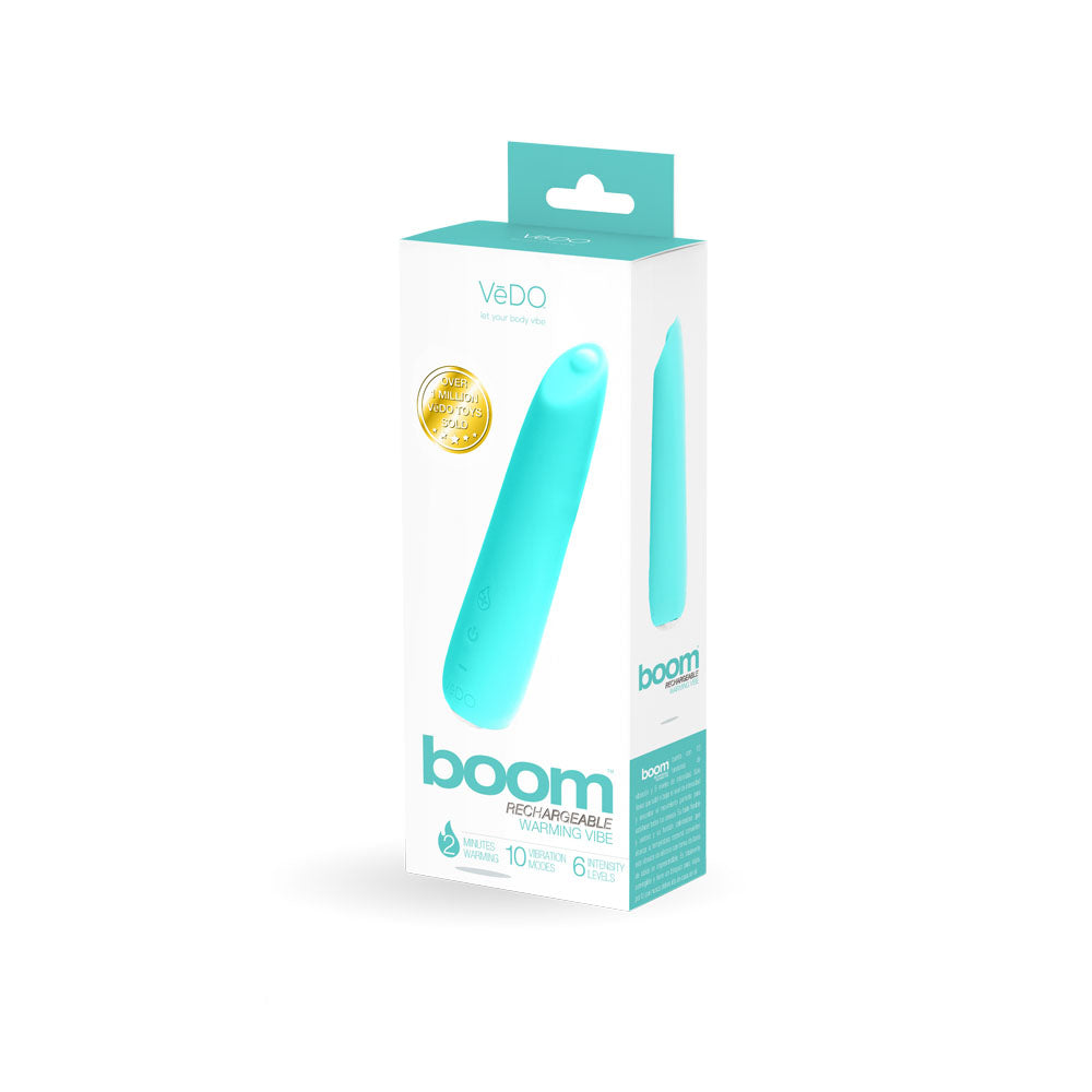 Boom Rechargeable Ultra Vibe Turquoise | 792816281604 | Discreet Personal Wellness