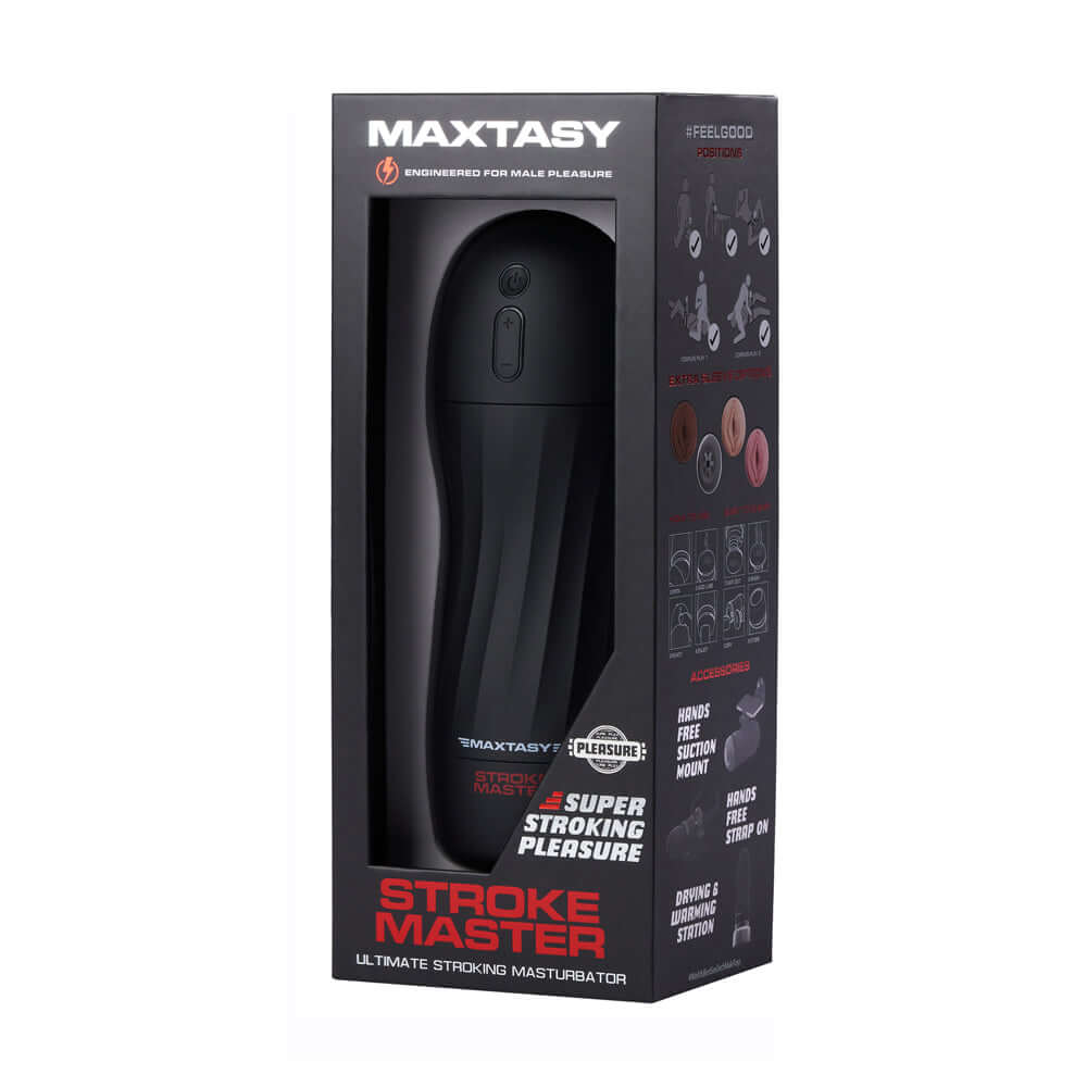 Maxtasy Stroke Master Standard Clear | 793072182483 | Discreet Personal Wellness
