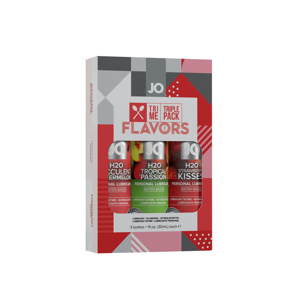 Jo Tri Me Triple Pack Flavors | 796494100608 | Discreet Personal Wellness