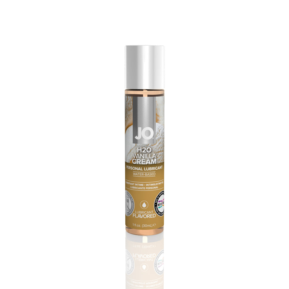 JO H2O Flavored Lubricant Vanilla 1 oz. | 796494103845 | Discreet Personal Wellness
