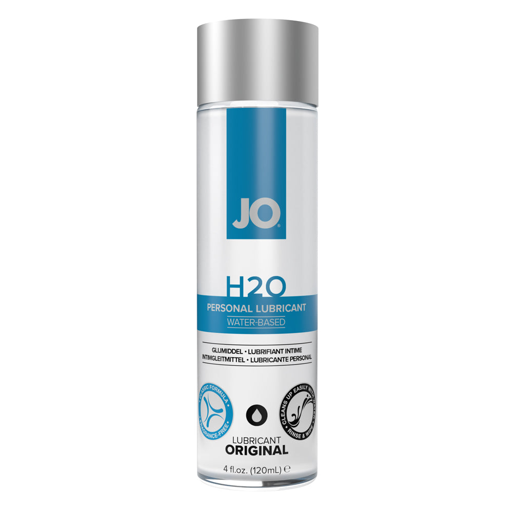 JO H2O Lubricant Original 4 oz. | 796494400357 | Discreet Personal Wellness