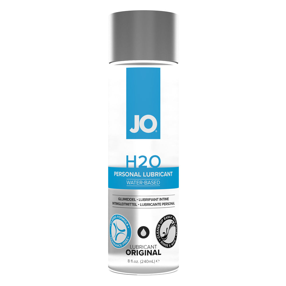 JO H2O Lubricant Original 8 oz. | 796494400364 | Discreet Personal Wellness