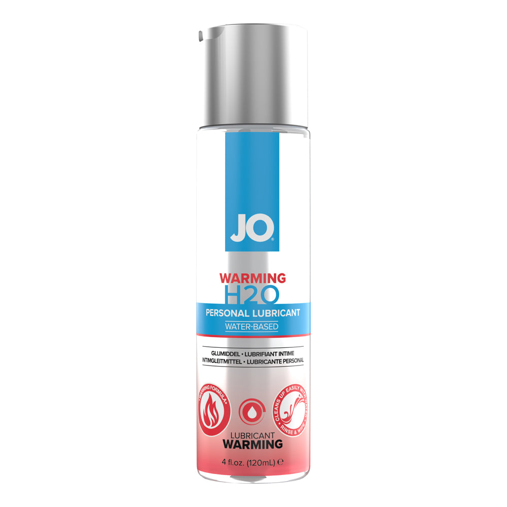 JO H2O Lubricant Warming 4 oz. | 796494400791 | Discreet Personal Wellness