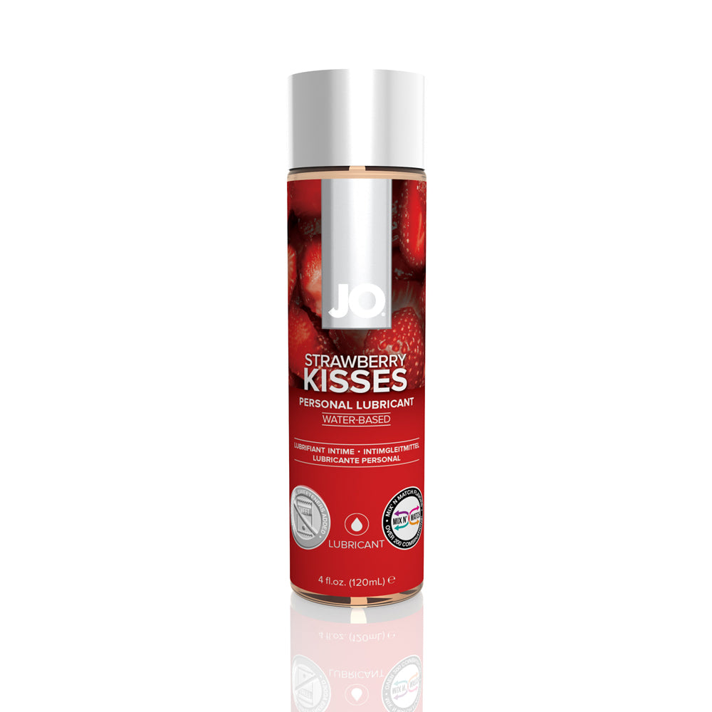 JO H2O Flavored Lubricant Strawberry Kiss 4 oz. | 796494401187 | Discreet Personal Wellness