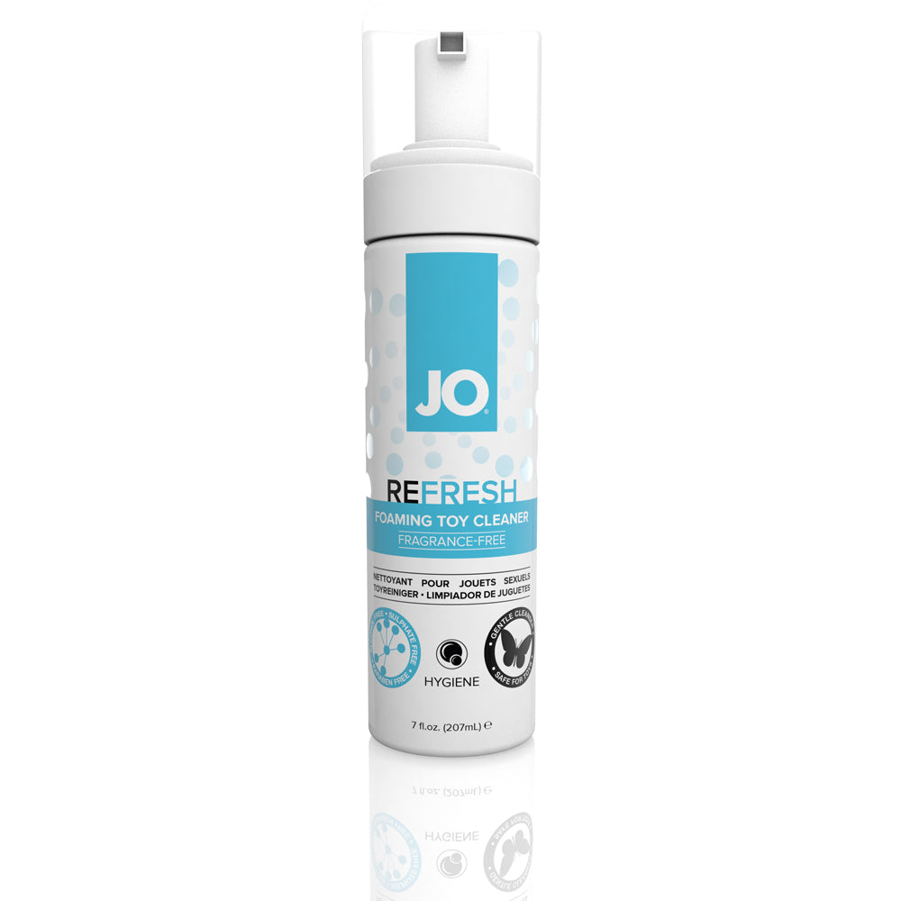 JO Refresh Foaming Toy Cleaner 7 oz. | 796494402009 | Discreet Personal Wellness