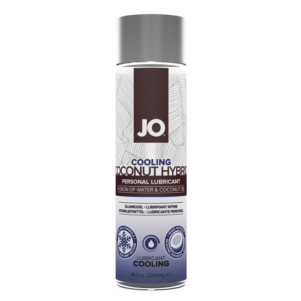 Jo Silicone Free Hybrid Lubricant With Coconut - Cooling 4 oz. | 796494405550 | Discreet Personal Wellness