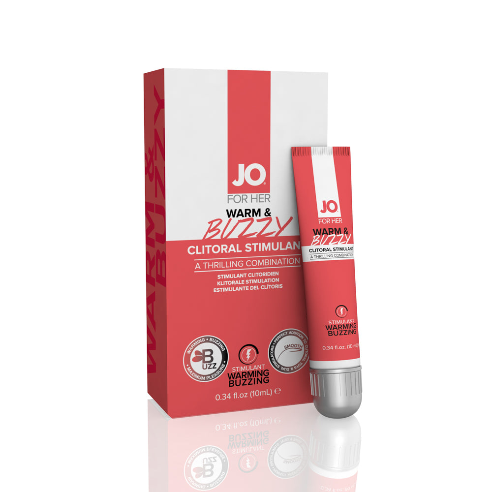 JO Warm & Buzzy Clitoral Cream 10 ml. | 796494412169 | Discreet Personal Wellness