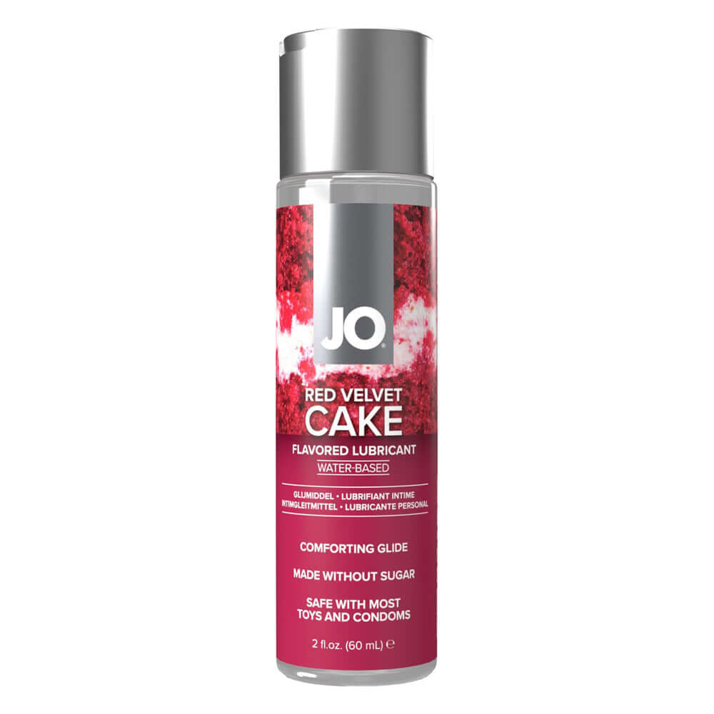 Jo Red Velvet Cake Flavored Lubricant 2 oz. | 796494420171 | Discreet Personal Wellness