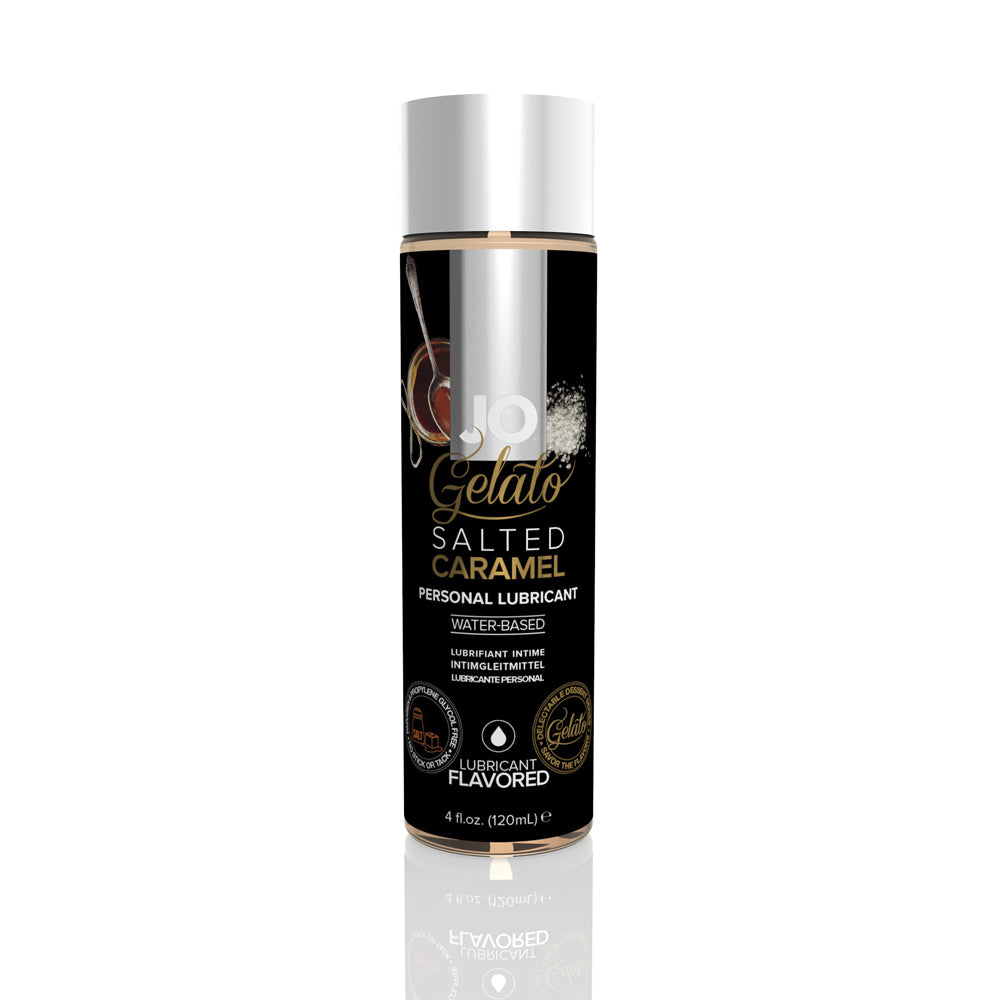 Jo Gelato Salted Caramel Lubricant 4 oz. | 796494440230 | Discreet Personal Wellness