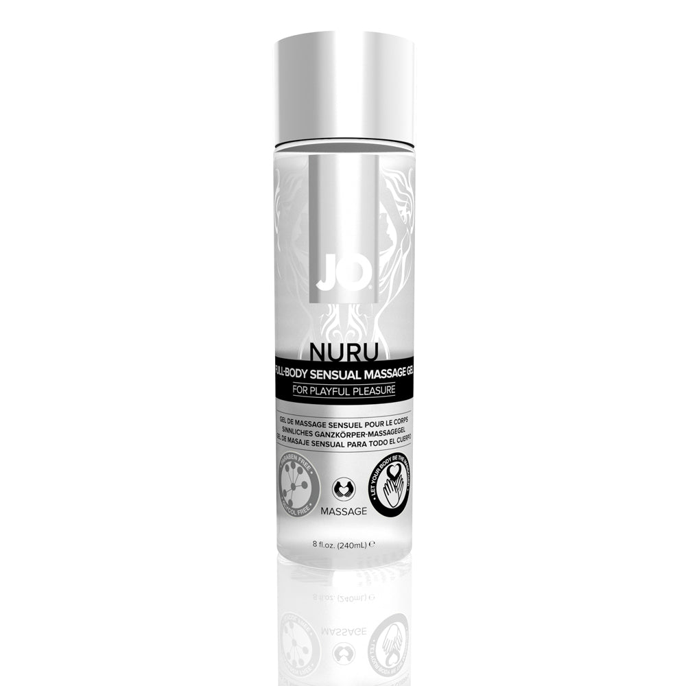 JO Nuru Full Body Sensual Massage Gel 8 oz. | 796494480052 | Discreet Personal Wellness