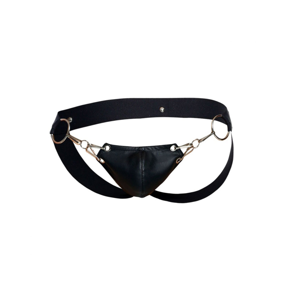 Dngeon Snap Jockstrap Black One Size | 804859874528 | Discreet Personal Wellness