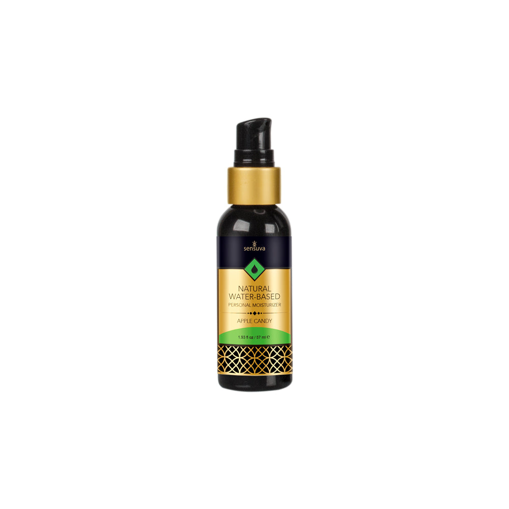 Natural Water-Based Personal Moisturizer Apple Candy 2 oz. Bottle | 810002660023 | Discreet Personal Wellness