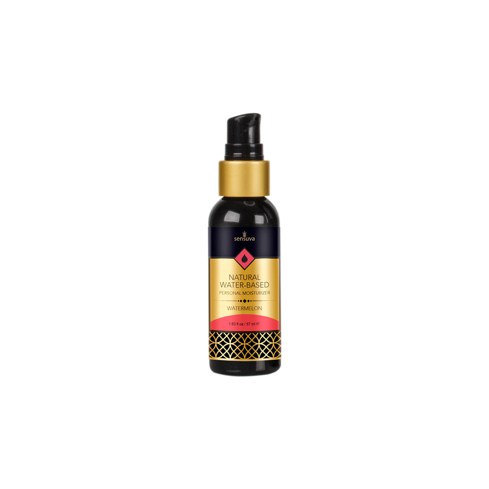 Natural Water-Based Personal Moisturizer Watermelon 2 oz. Bottle | 810002660061 | Discreet Personal Wellness