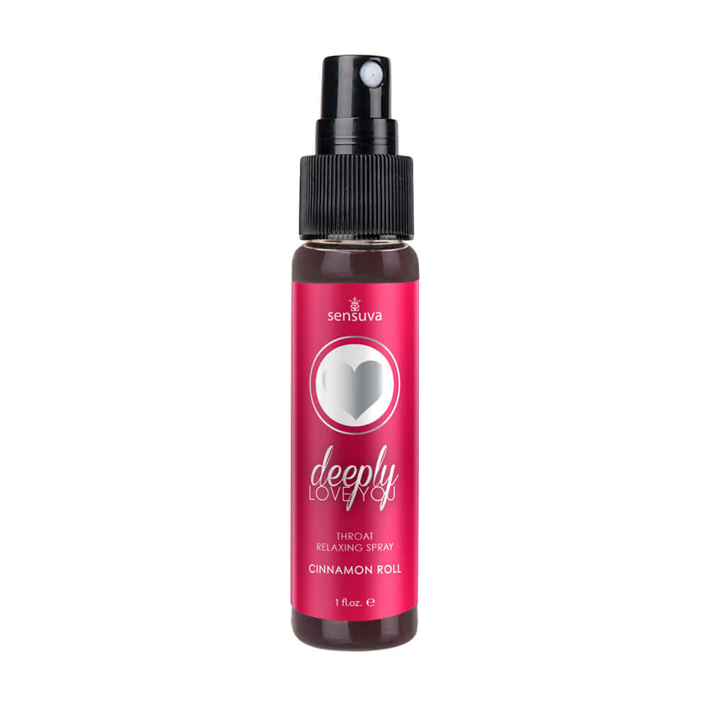 Deeply Love You Oral Relaxing Spray 1 oz. Bottle Cinnamon Roll | 810002664939 | Discreet Personal Wellness