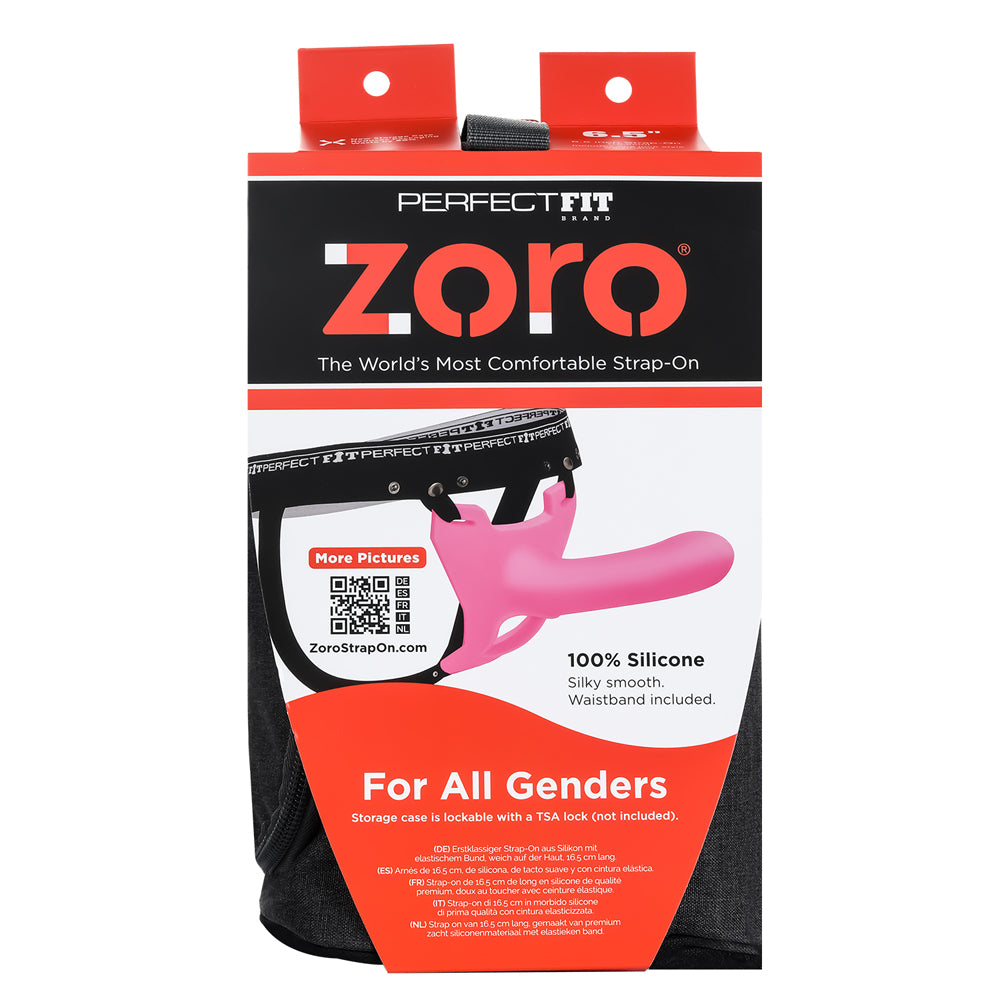 Zoro 6.5" With Case Pink | 8101144802368 | Discreet Personal Wellness
