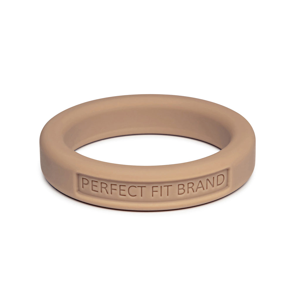 Classic 1.4" (36 mm) Silicone Med. Stretch Penis Ring Skintone 4 | 8101144804270 | Discreet Personal Wellness