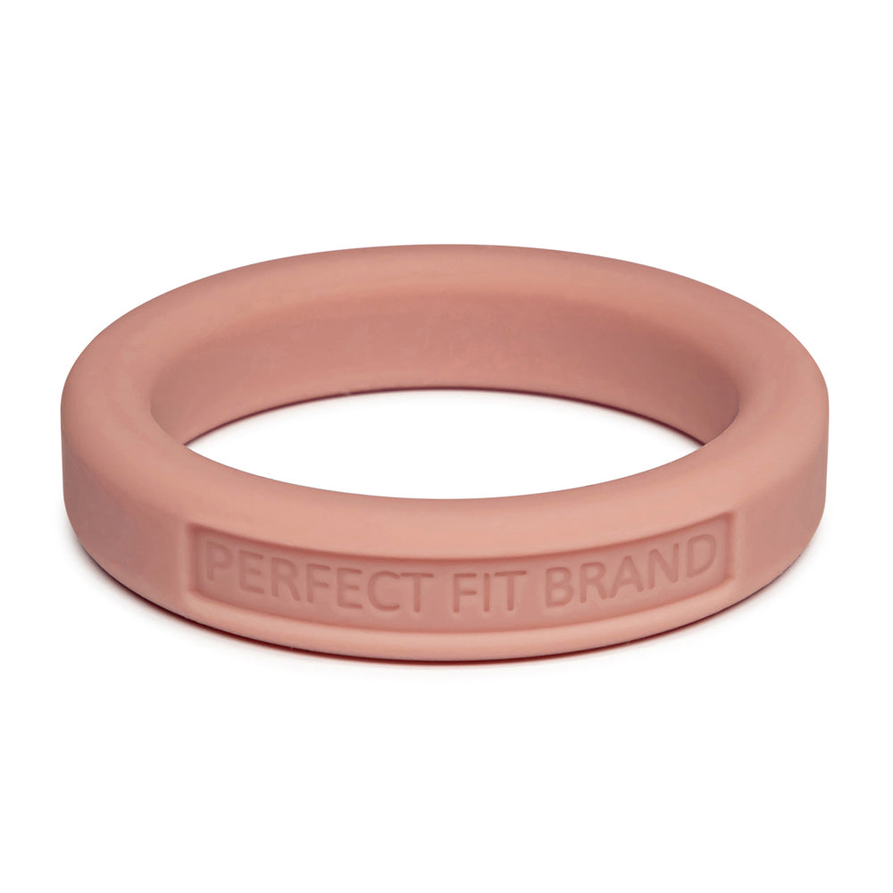 Classic 1.75" (44 mm) Silicone Med. Stretch Penis Ring Skintone 5 | 8101144805710 | Discreet Personal Wellness