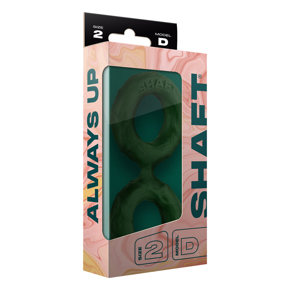 Model D Double C-Ring Green Size 2 | 810119280442 | Discreet Personal Wellness
