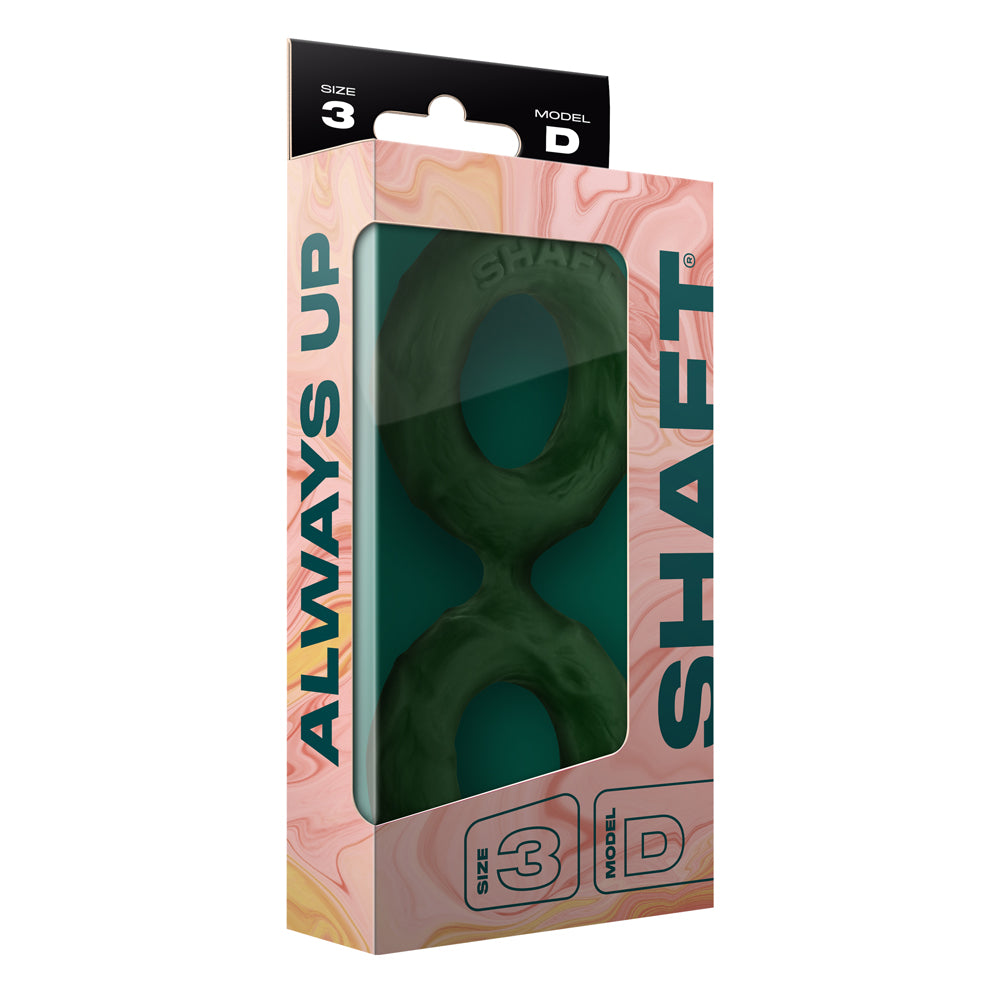 Model D Double C-Ring Green Size 3 | 810119280466 | Discreet Personal Wellness