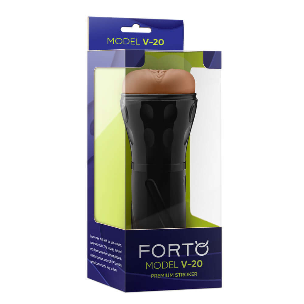 Model V-20 Stroker Tan | 810119281593 | Discreet Personal Wellness