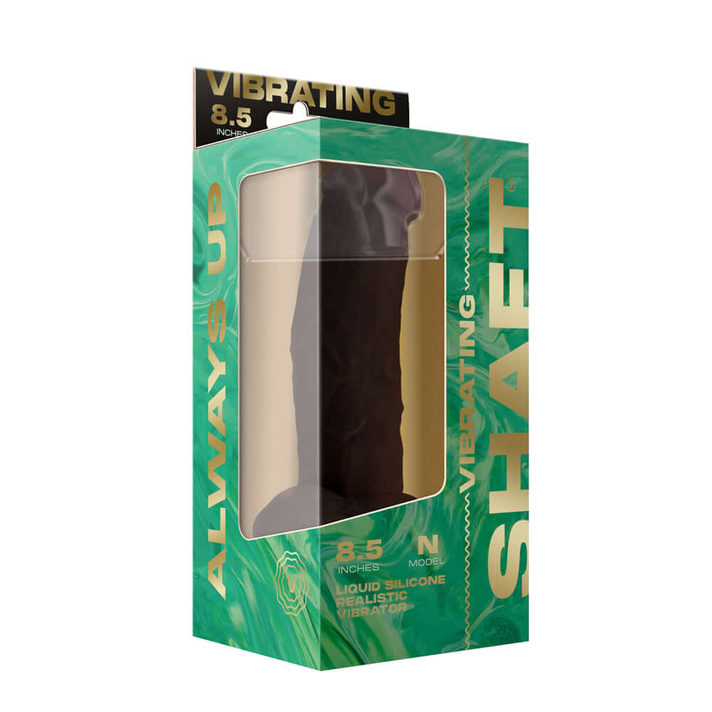 Vibrating Model N 8.5" Mahogany | 810119282644 | Discreet Personal Wellness