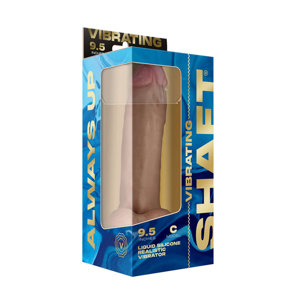 Vibrating Model C 9.5" Pine | 810119282668 | Discreet Personal Wellness