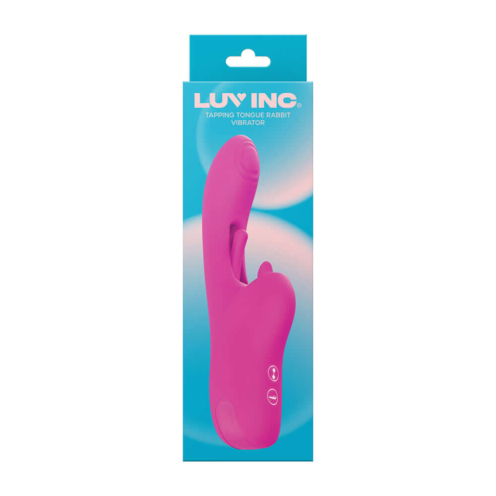 Tr46: Tapping Tongue Rabbit Vibrator Pink | 810119283467 | Discreet Personal Wellness