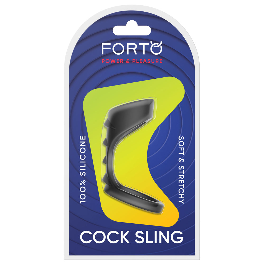 F-45: Textured Bridge Penisling Black | 810119283870 | Discreet Personal Wellness