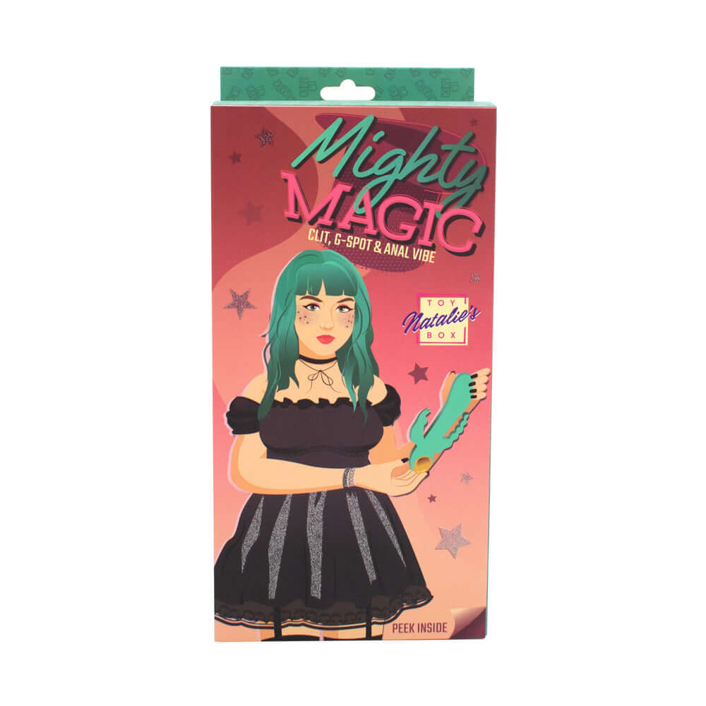 Mighty Magic Clitoris, G-Spot & Anal Vibrator | 810120340814 | Discreet Personal Wellness