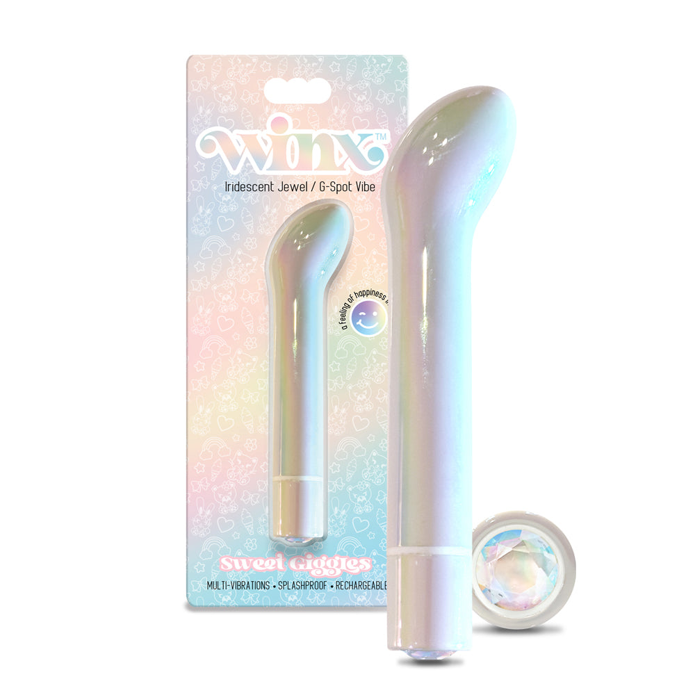 Winx Sweet Giggles G-Spot Vibrator With Gemstone | 810126930538 | Discreet Personal Wellness