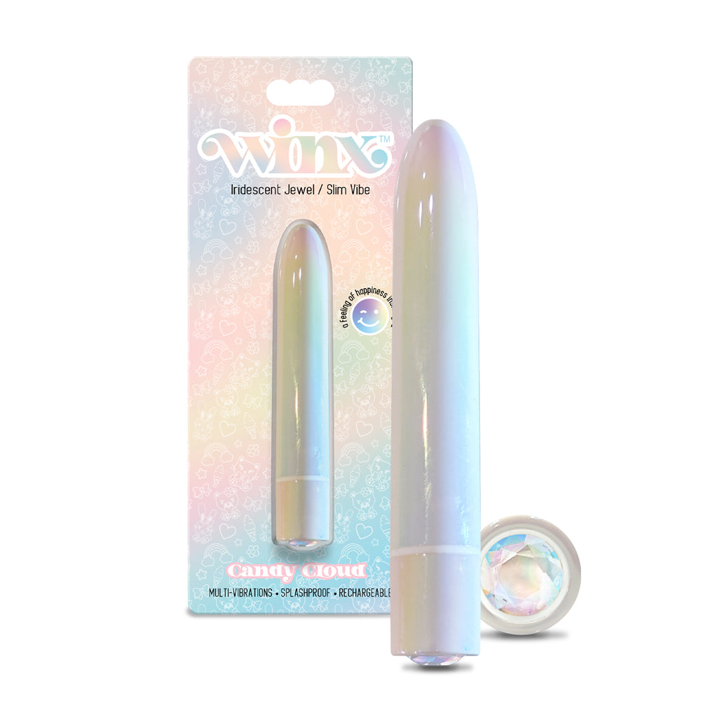 Winx Candy Cloud Vibrator With Gemstone | 810126930569 | Discreet Personal Wellness