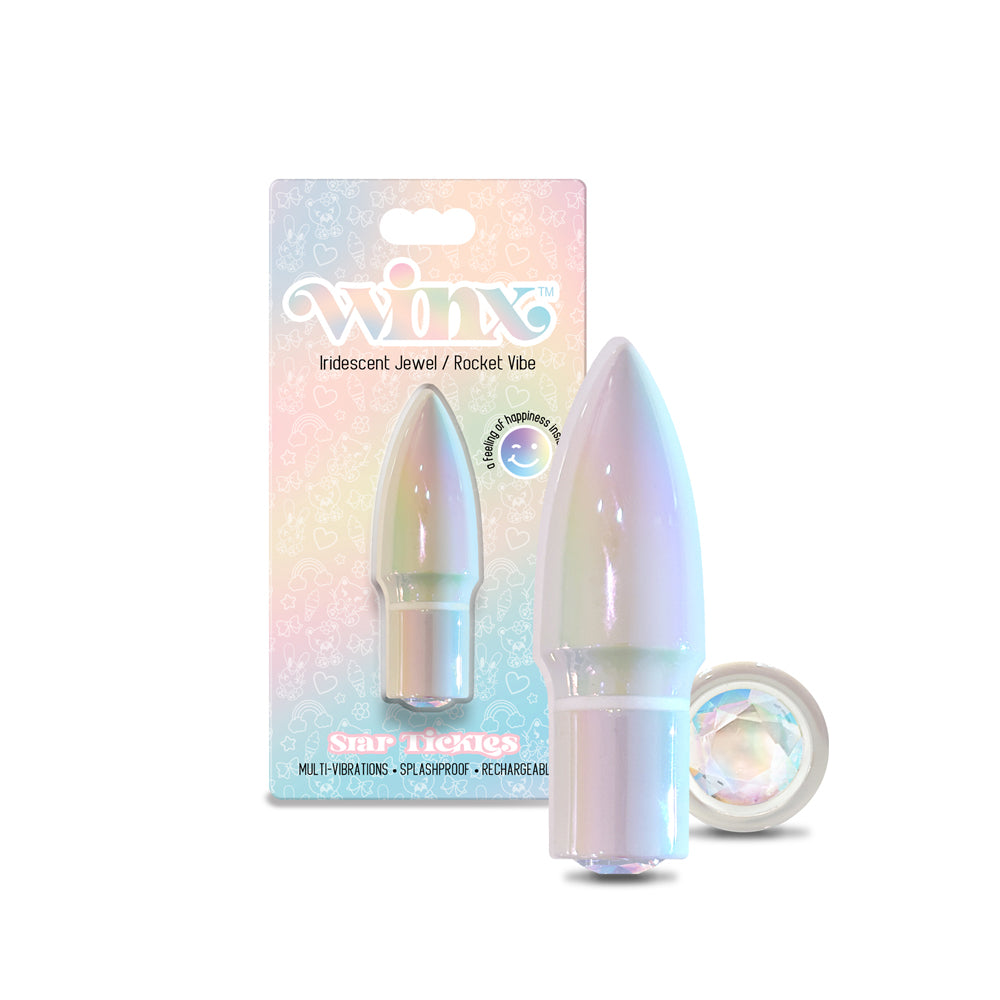 Winx Star Tickles Vibrator With Gemstone | 810126930576 | Discreet Personal Wellness