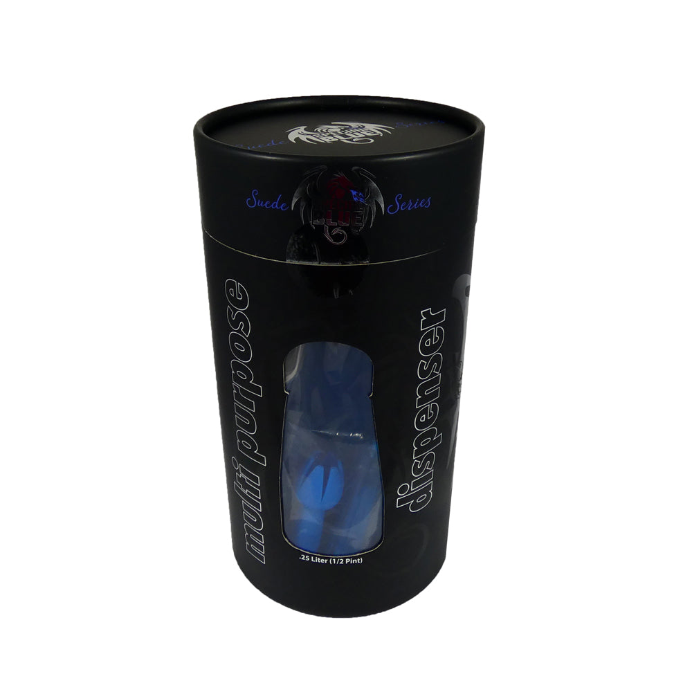 Blue Suede Aluminum Dispenser 250 ml | 811490701014 | Discreet Personal Wellness