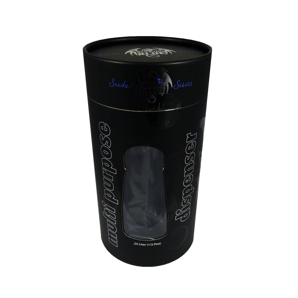 Black Suede Aluminum Dispenser 250 ml | 811490701069 | Discreet Personal Wellness