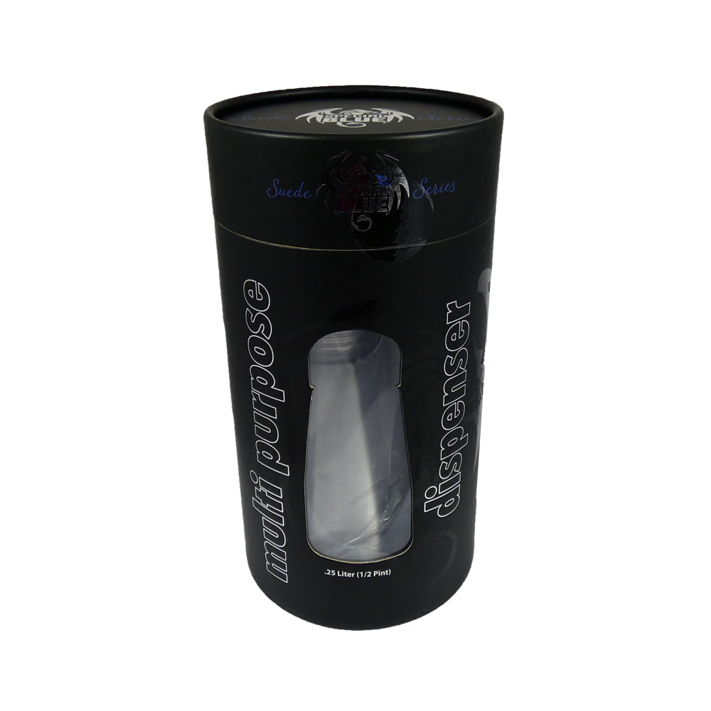 Silver Suede Aluminum Dispenser 250 ml | 811490701083 | Discreet Personal Wellness